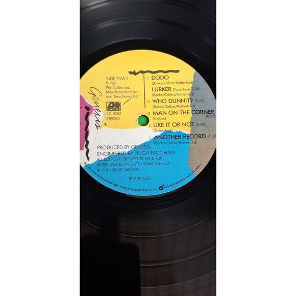 Original 1981 Genesis Abacab vinyl LP- VG/VG+ plays excellent- Atlantic Records - Picture 4 of 10